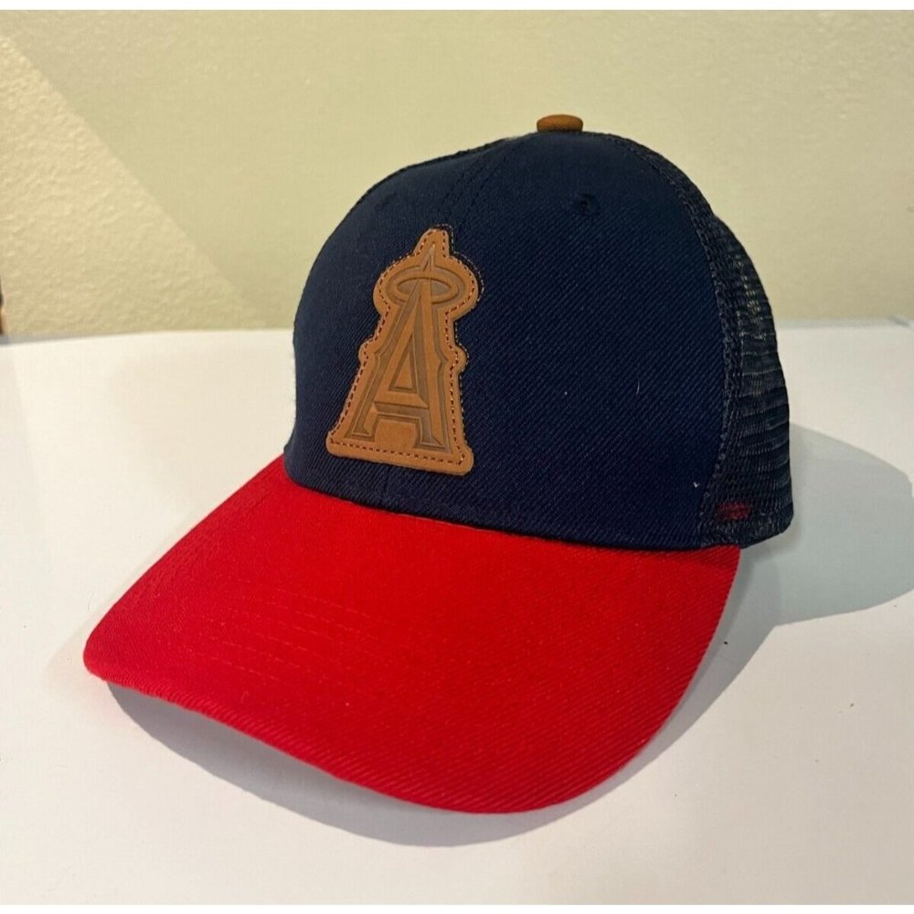 Los Angeles Angels Of Anaheim MLB Adjustable Hat You Theory Collagen Strapback